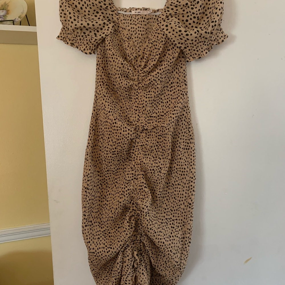 Animal print dress for night out/summer wedding